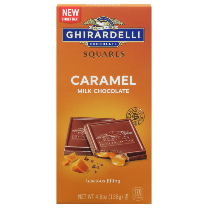 Ghirardelli - Bar Milk Chocolate Caramel - Case Of 10-4.8 Oz .