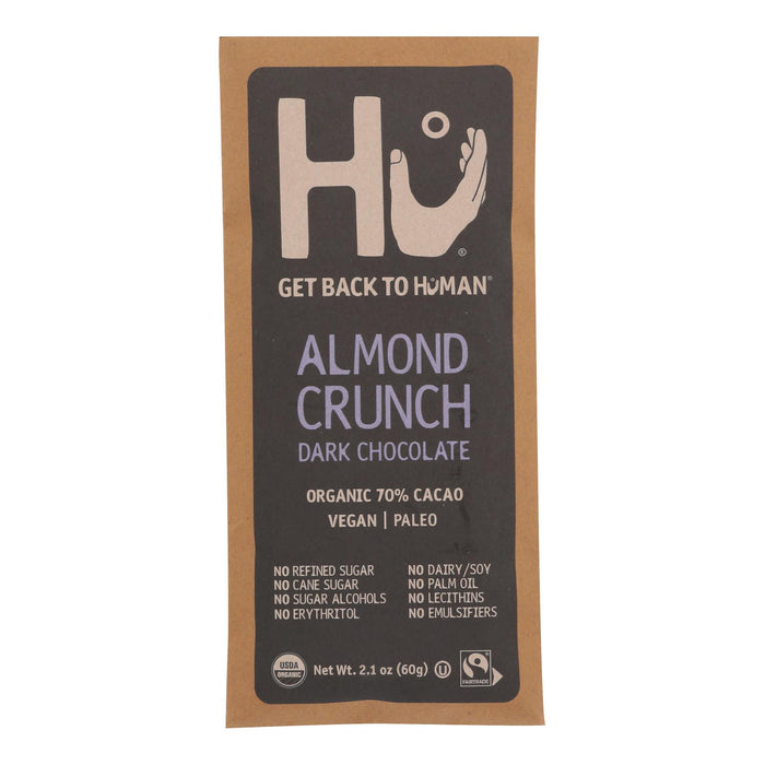 Hu - Dark Chocolate Br Almond Crunch - Case Of 12-2.1 Oz.