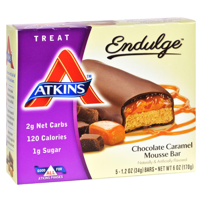 Atkins Endulge Bar Chocolate Caramel Mousse - 5 Bars.