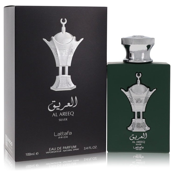 Lattafa Pride Al Areeq Silver by Lattafa Eau De Parfum Spray (Unisex) 3.4 oz for Men