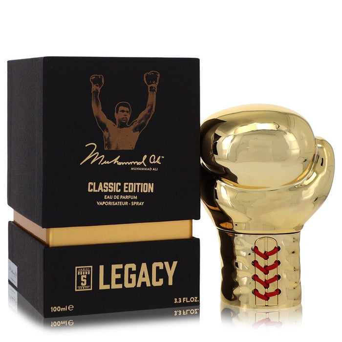 Muhammad Ali- Legacy Round 5 by Muhammad Ali Eau De Parfum Spray (Classic Edition) 3.3 oz for Men