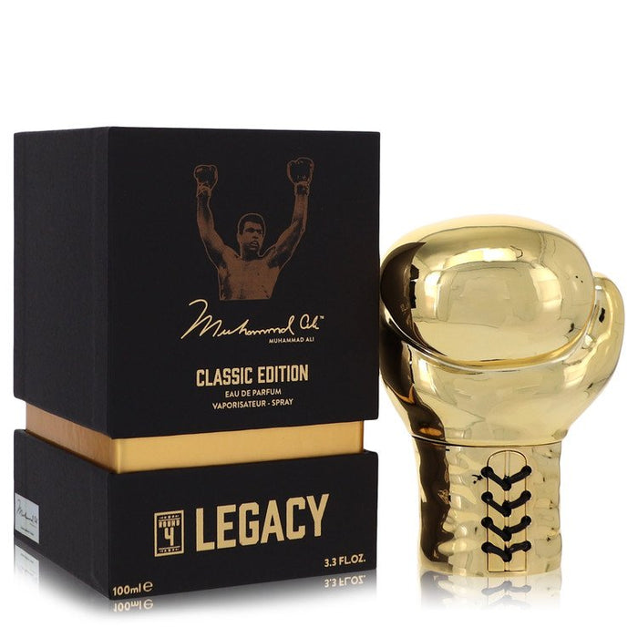 Muhammad Ali- Legacy Round 4 by Muhammad Ali Eau De Parfum Spray (Classic Edition) 3.3 oz for Men