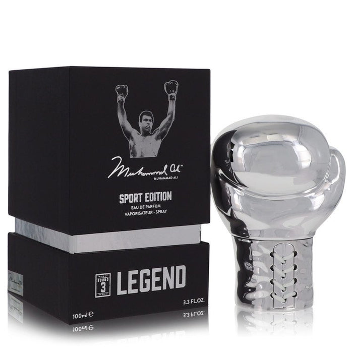 Muhammad Ali -Legend Round 3 by Muhammad Ali Eau De Parfum Spray (Sport Edition) 3.3 oz for Men