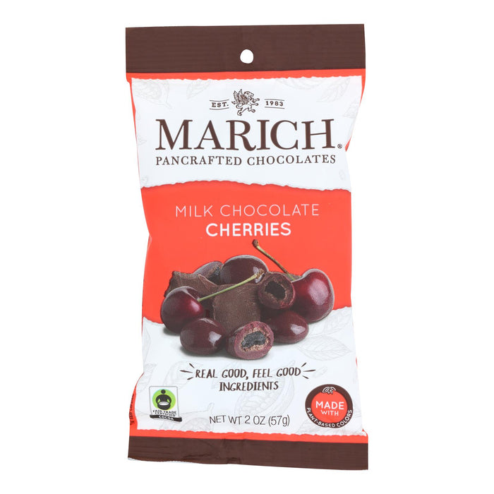 Marich -Milk Chocolate Cherries - Case Of 12 - 2 Ounces