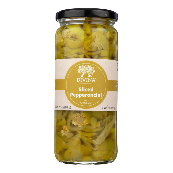 Divina -Pepperoncini Sliced - Case Of 6 - 15.5 Ounces