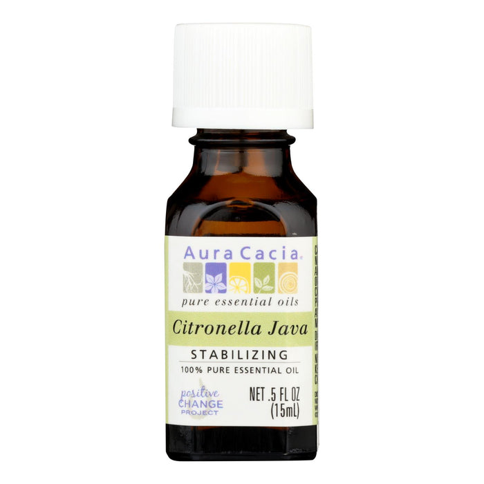 Aura Cacia - Pure Essential Oil Citronella Java - 0.5 Fl Oz.