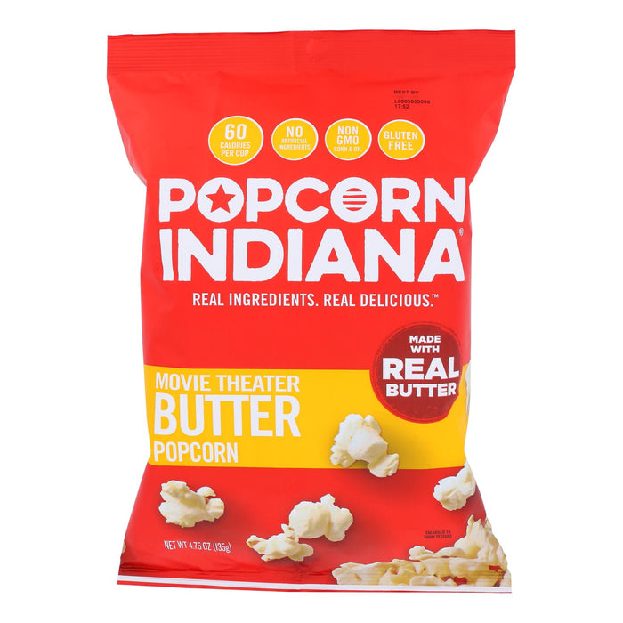 Popcorn Indiana Popcorn -Movie Theater - Case Of 12 - 4.75 Oz.