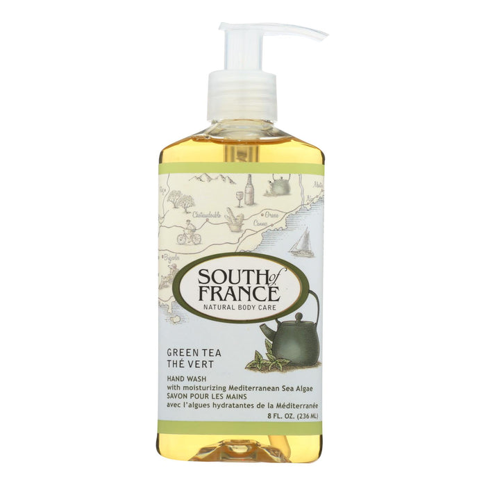 South Of France Hand Wash - Green Tea - 8 Oz - 1 Each.