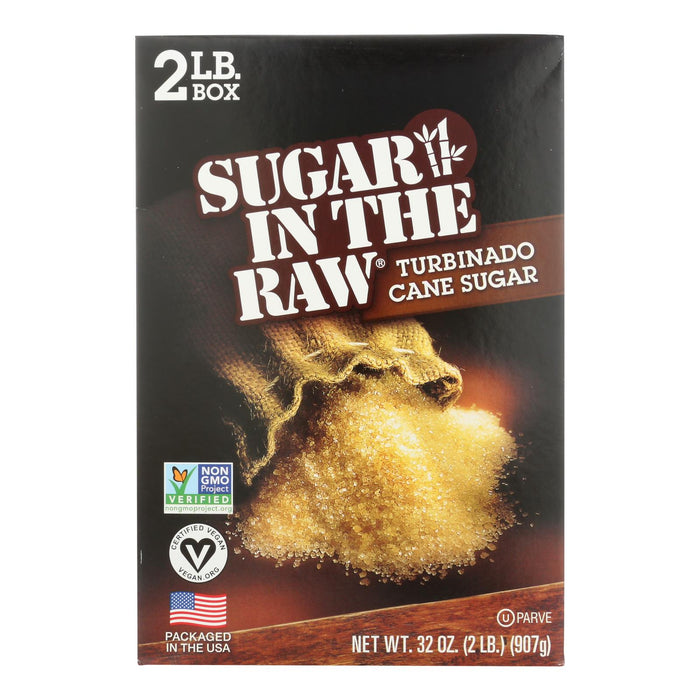 Sugar In The Raw Turbinado Sugar -Case Of 12 - 2 Lb.