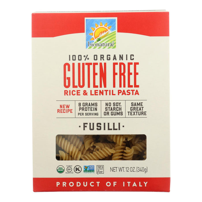 Bionaturae - Pasta Og1 Fusilli G/f - Cs Of 12-12 Oz.