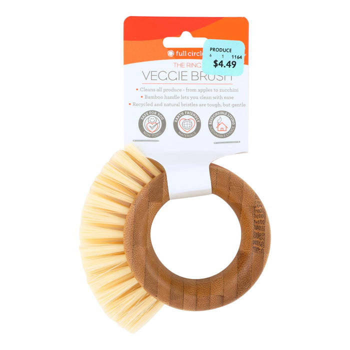 Full Circle Home - Veggie Brush The Ring - Ea Of 1-1 Ct.