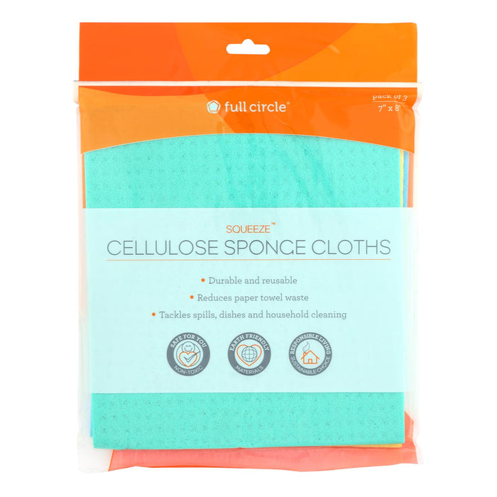 Full Circle Home - Cellulose Spng Cloth Sqz - Ea Of 1-3 Ct.