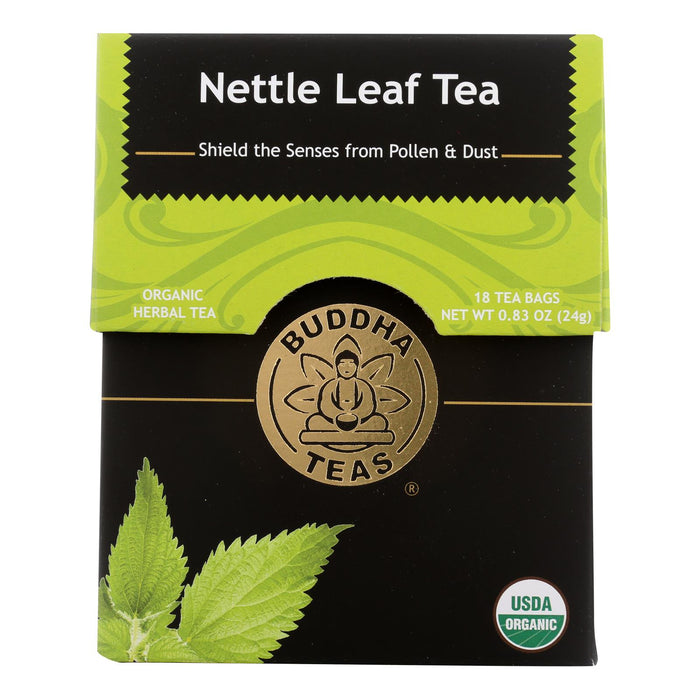 Buddha Teas - Organic Tea - Nettle Leaf - Case Of 6 - 18 Count .