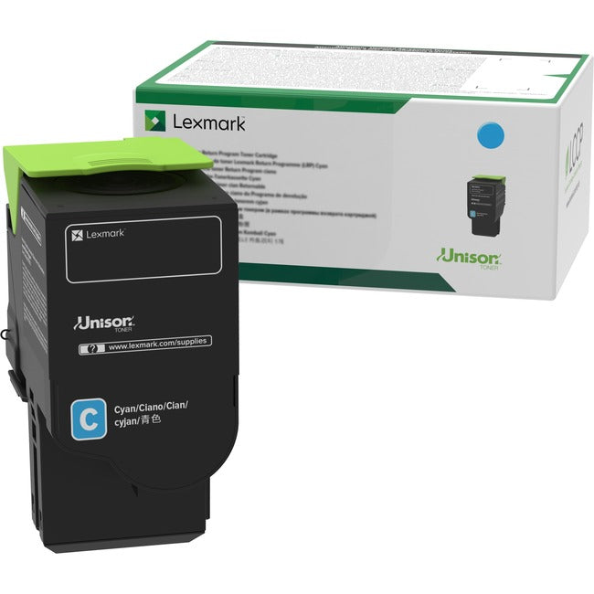 Lexmark Unison Toner Cartridge - Cyan.