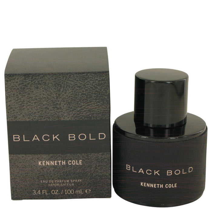 Kenneth Cole Black Bold by Kenneth Cole Eau De Parfum Spray 3.4 oz for Men.