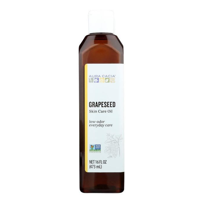 Aura Cacia - Natural Skin Care Oil Grapeseed - 16 Fl Oz.