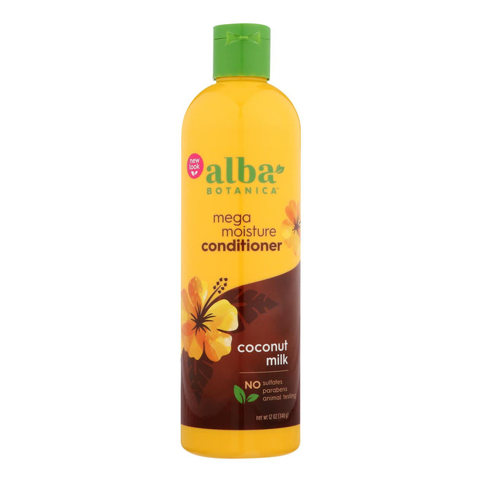 Alba Botanica -Hawaiian Hair Conditioner - Coconut Milk - 12 Fl Oz