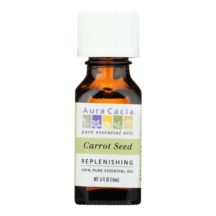 Aura Cacia - Pure Essential Oil Carrot Seed - 0.5 Fl Oz.