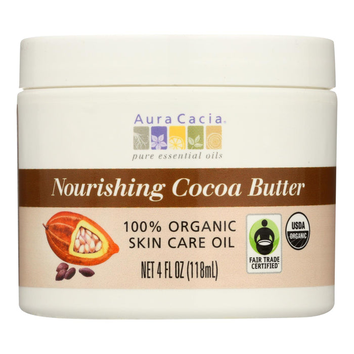 Aura Cacia - Organic Cocoa Butter - 4 Oz.