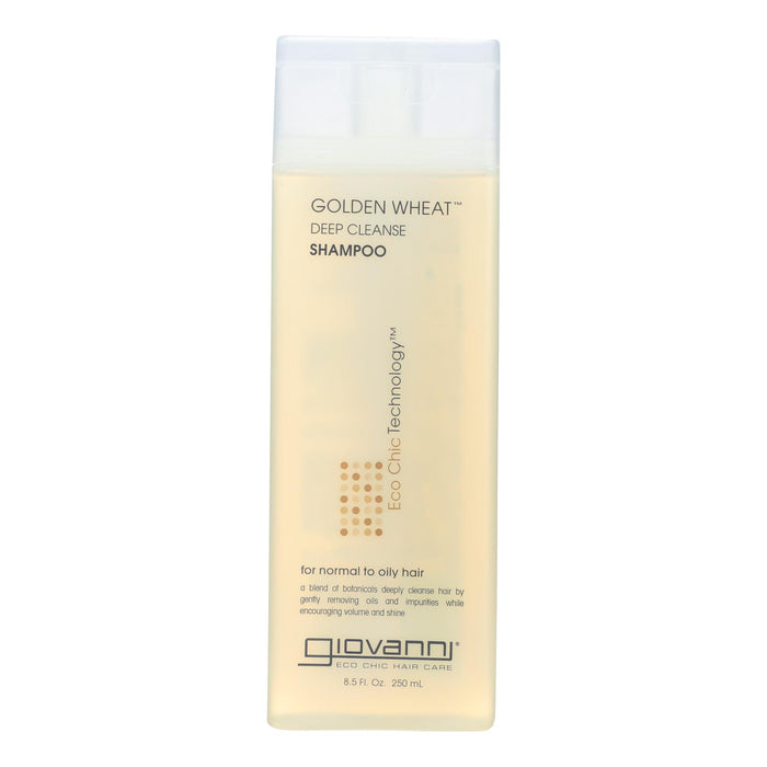 Giovanni Deep Cleanse Shampoo Golden Wheat - 8.5 Fl Oz | Natural Clarifying Shampoo