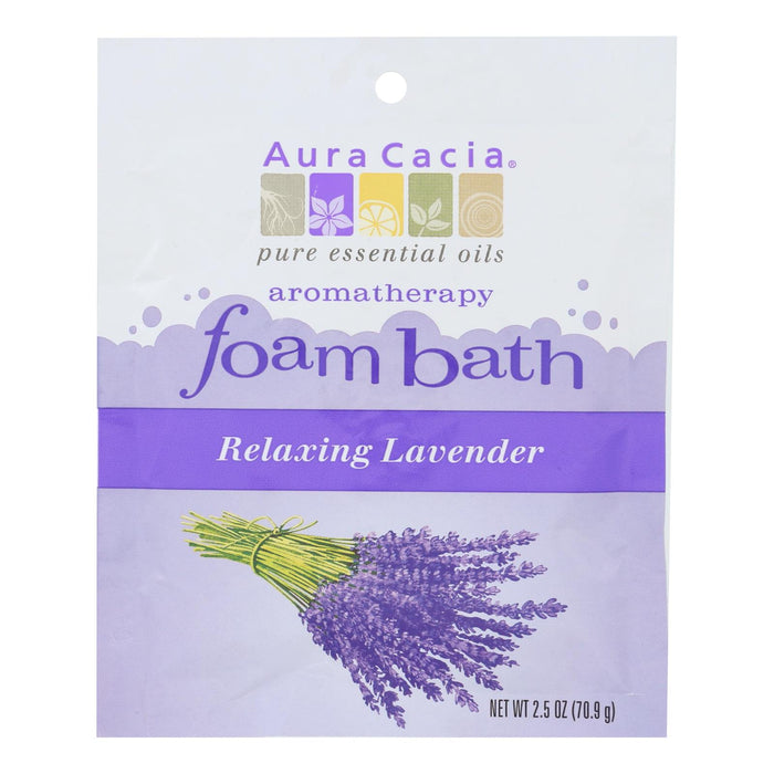 Aura Cacia - Foam Bath Relaxing Lavender - 2.5 Oz - Case Of 6.