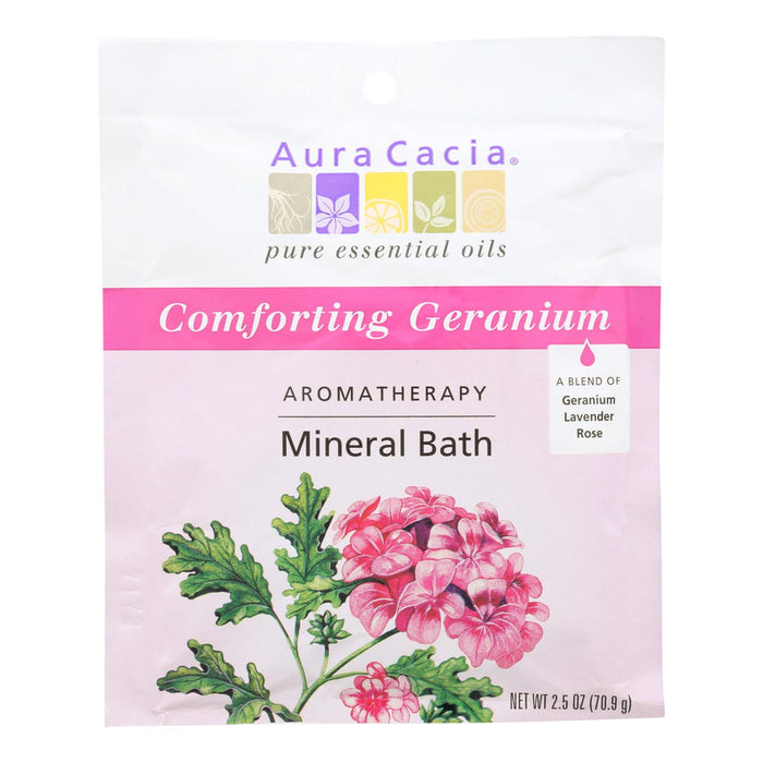 Aura Cacia - Aromatherapy Mineral Bath Heart Song - 2.5 Oz - Case Of 6.