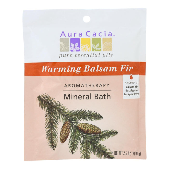 Aura Cacia - Aromatherapy Mineral Bath Soothing Heat - 2.5 Oz - Case Of 6.