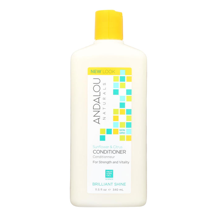 Andalou Naturals Brilliant Shine Conditioner Sunflower And Citrus -11.5 Fl Oz