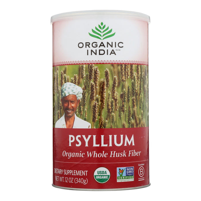 Organic India Fiber Harmony Psyllium Whole Husk - 12 Oz.