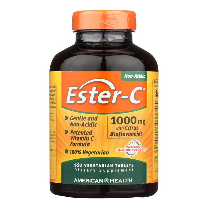 American Health - Ester-c With Citrus Bioflavonoids - 1000 Mg - 180 Vegetarian Tablets