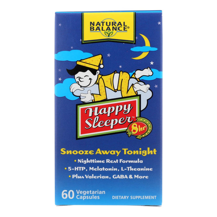 Natural Balance Happy Sleeper - 60 Vegetarian Capsules.