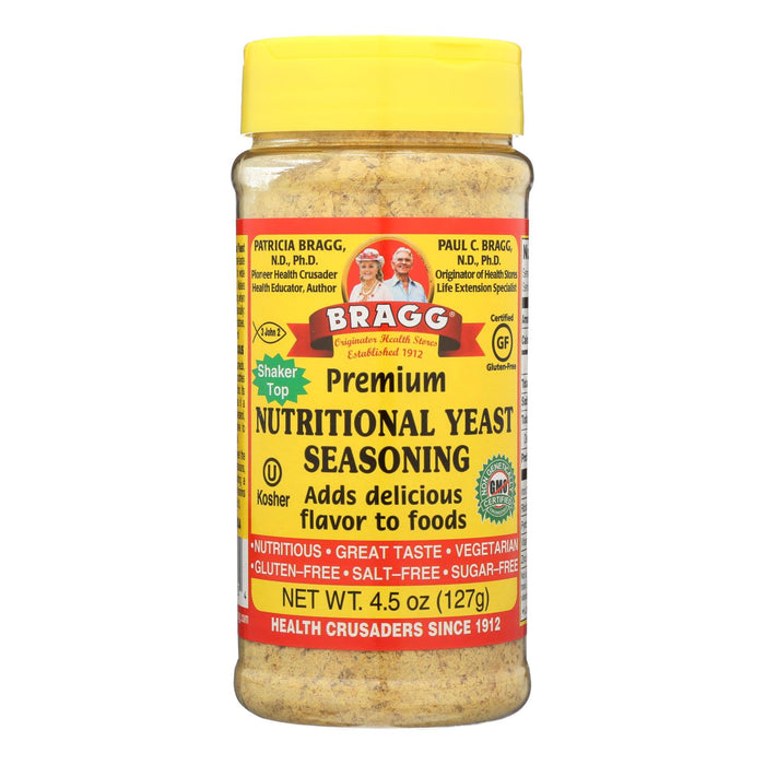 Bragg - Seasoning - Nutritional Yeast - Premium - 4.5 Oz - Case Of 12.