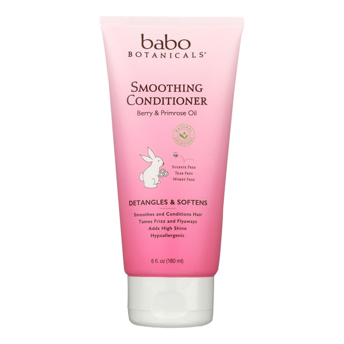 Babo Botanicals - Detangling Conditioner - Instantly Smooth Berry Primrose - 6 Oz.