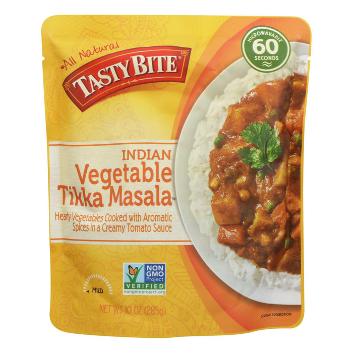 Tasty Bite Entree - Indian Cuisine - Vegetable Tikka Masala - 10 Oz - Case Of 6.