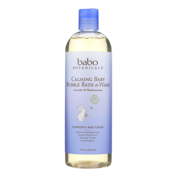 Babo Botanicals - Shampoo Bubblebath And Wash - Calming - Lavender - 15 Oz.