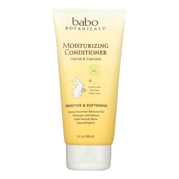 Babo Botanicals - Conditioner - Moisturizing - Oatmilk - 6 Oz.