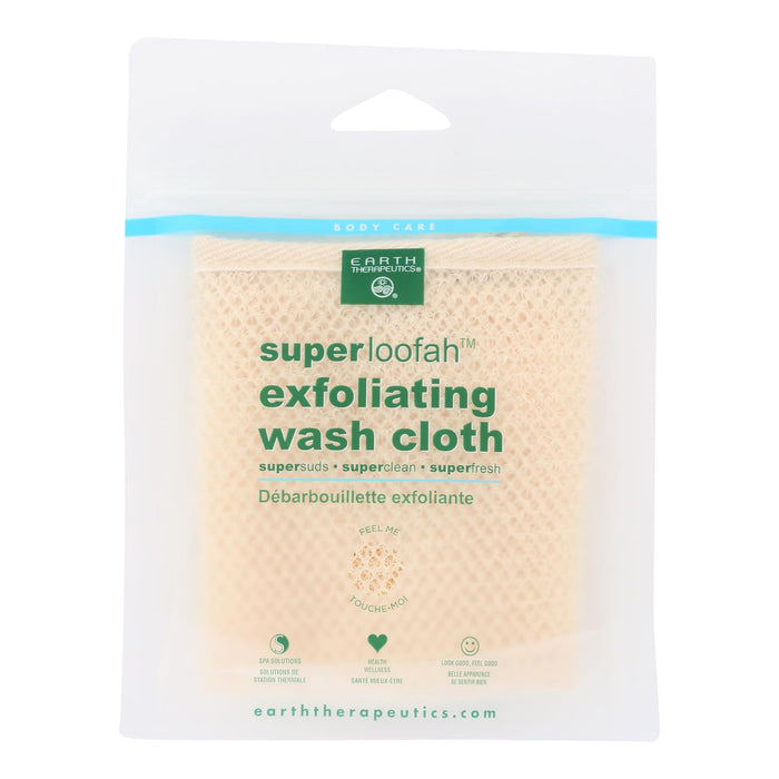 Earth Therapeutics Loofah - Super - Exfoliating - Wash Cloth - 1 Count.