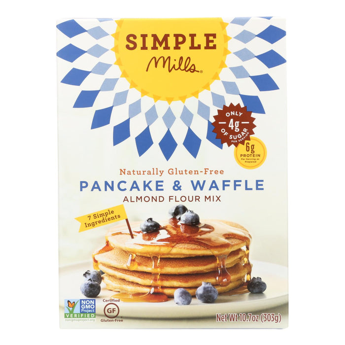 Simple Mills Almond Flour Pancake And Waffle Mix - Case Of 6 - 10.7 Oz