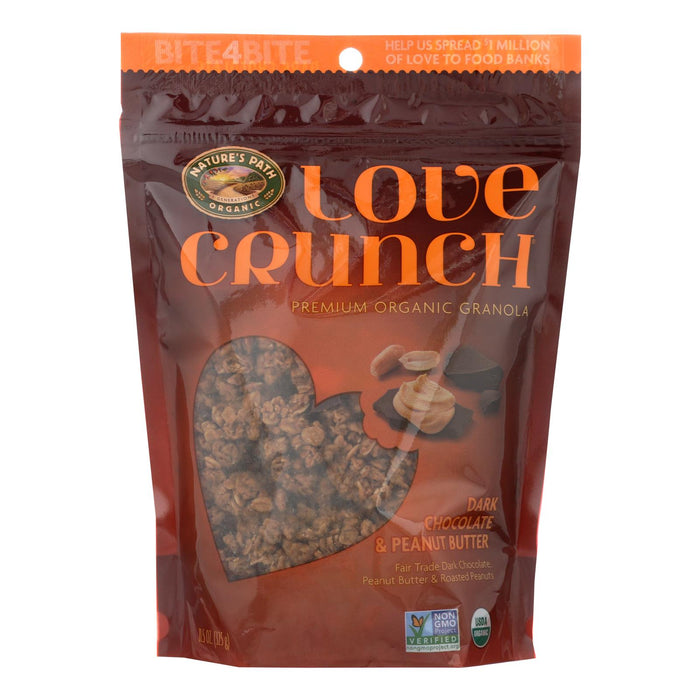 Nature's Path Organic Love Crunch Granola -Dark Chocolate And Peanut Butter - Case Of 6 - 11.5 Oz.