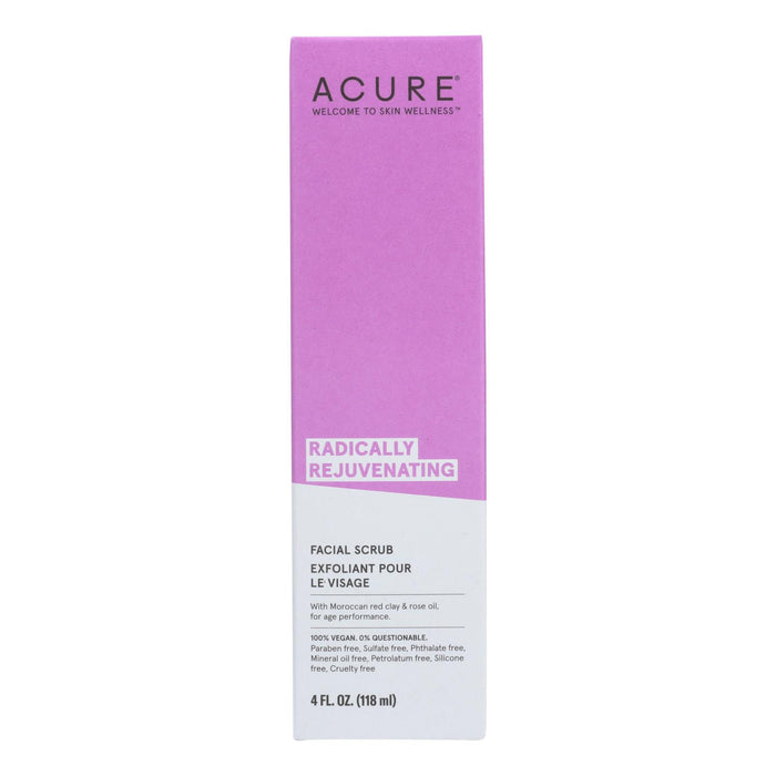 Acure - Scrub - Facial - Pore Minimize - 4 Fl Oz.