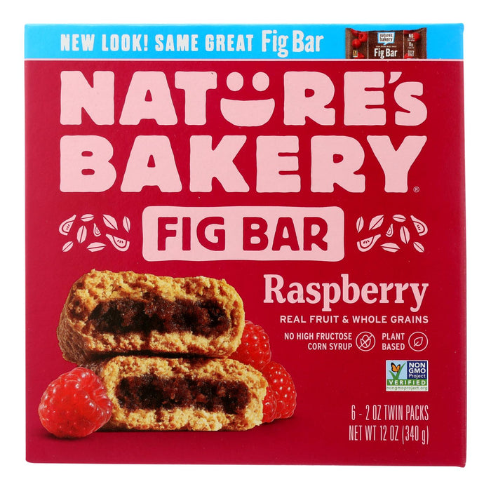 Nature's Bakery Stone Ground Whole Wheat Fig Bar - Raspberry - 2 Oz - Case Of 6.