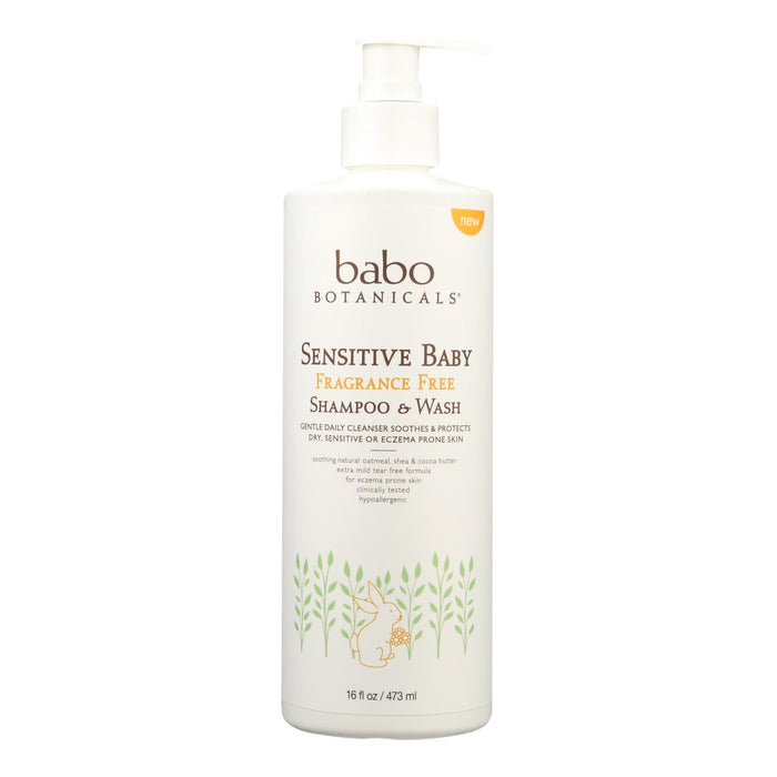 Babo Botanicals - Body Wash - Fragrance Free - 1 Each - 16 Fl Oz