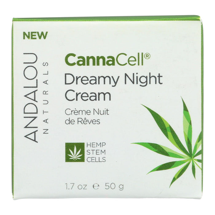 Andalou Naturals - Cannacell Dreamy Night Cream - 1.7 Oz