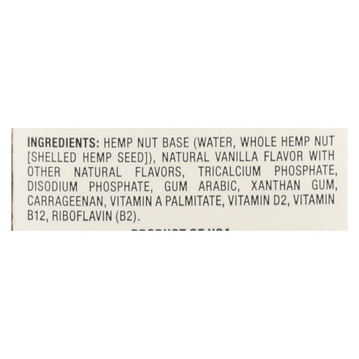 Pacific Natural Foods Hemp Original -Unsweetened - Case Of 12 - 32 Fl Oz.