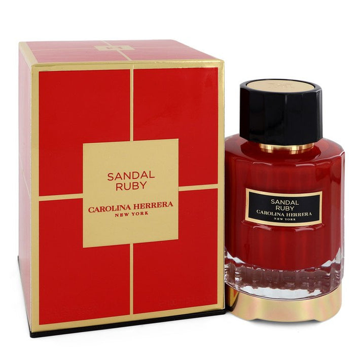 Sandal Ruby -by Carolina Herrera Eau De Parfum Spray (Unisex) 3.4 oz for Women