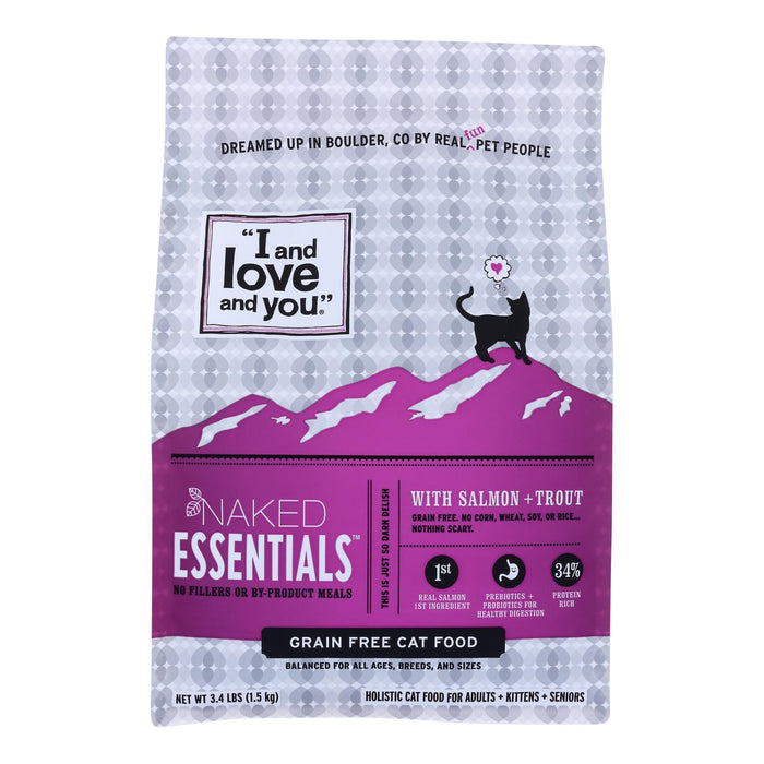 I And Love And You - Cat Kibble Slmn And Trout - Case Of 4-3.4 Lb.