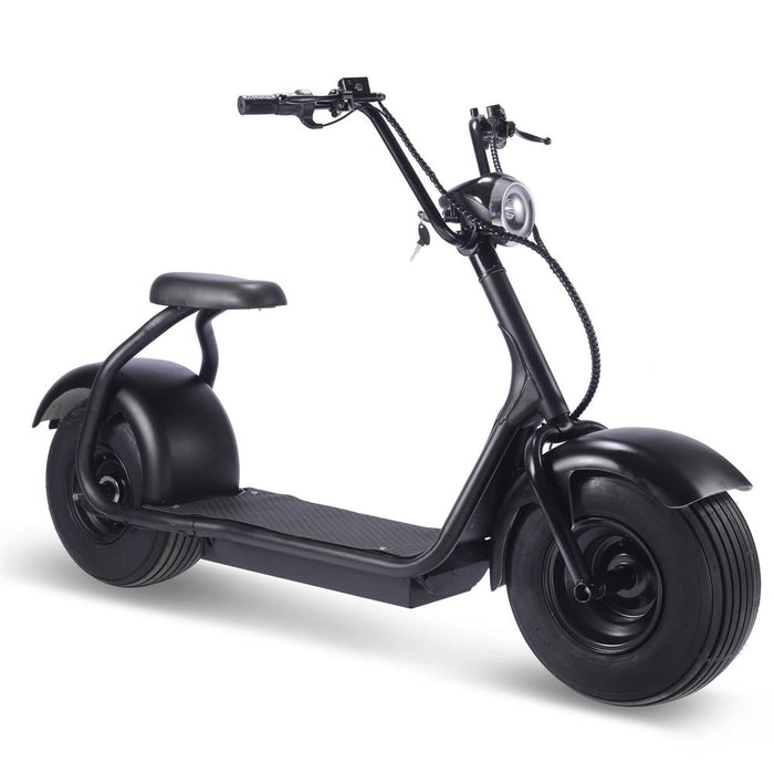 Fat Tire 60v 18ah 2000w Lithium Electric Scooter Black