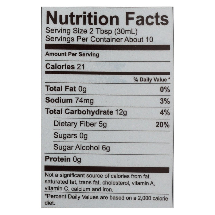 Lakanto Monk Fruit Sweetened Maple Flavored Syrup  - Case Of 8 - 13 Fz.