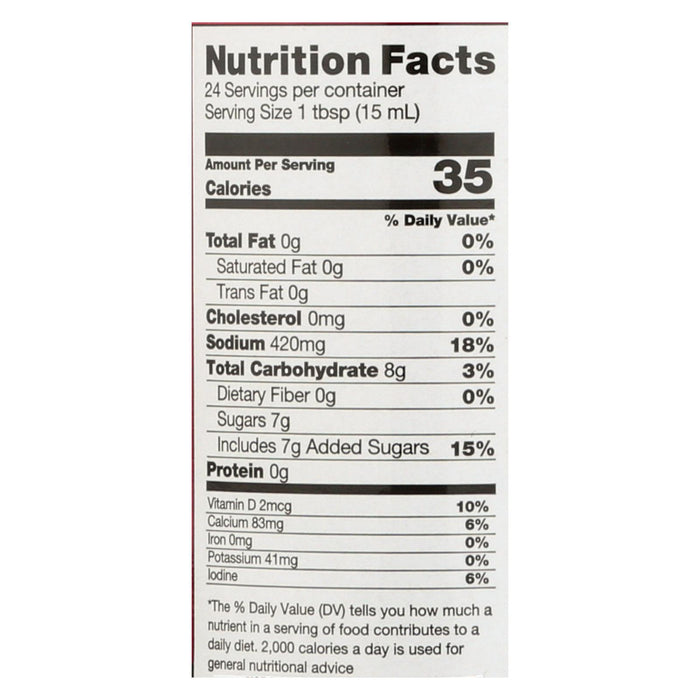 Ocean's Halo Teriyaki Soy-free Sauce - Case Of 6 - 12 Fz.