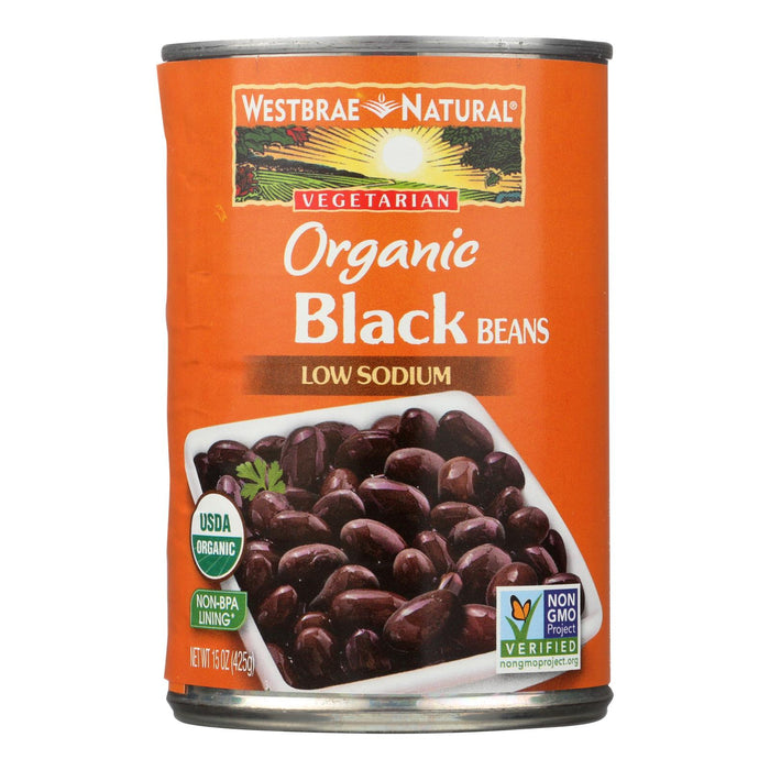 Westbrae Foods Organic Black Beans - Case Of 12 - 15 Oz